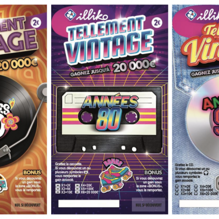Tellement Vintage, un nouveau jeu à gratter éphémère de la FDJ