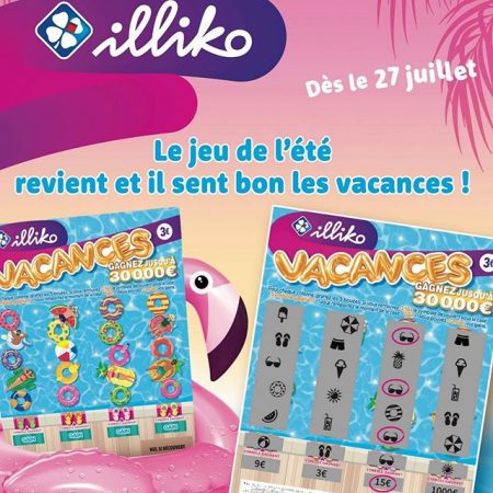 Le ticket de grattage estival « Vacances » pour embellir vos vacances !