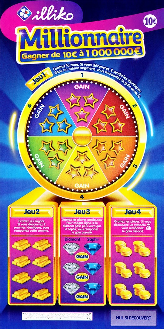 Millionnaire - Jeu-grattage.fr