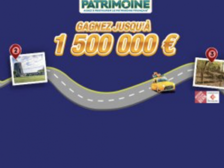 Les jeux à gratter Mission Patrimoine 2021 sont disponibles !