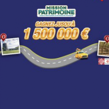 Les jeux à gratter Mission Patrimoine 2021 sont disponibles !